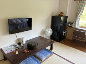 凌雲閣部屋テレビ冷蔵庫