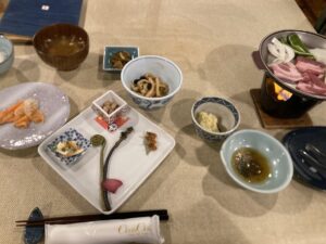 糠平温泉中村屋夕食