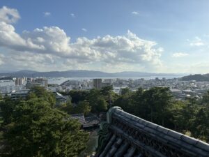 松江城眺め