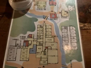青荷温泉館内図