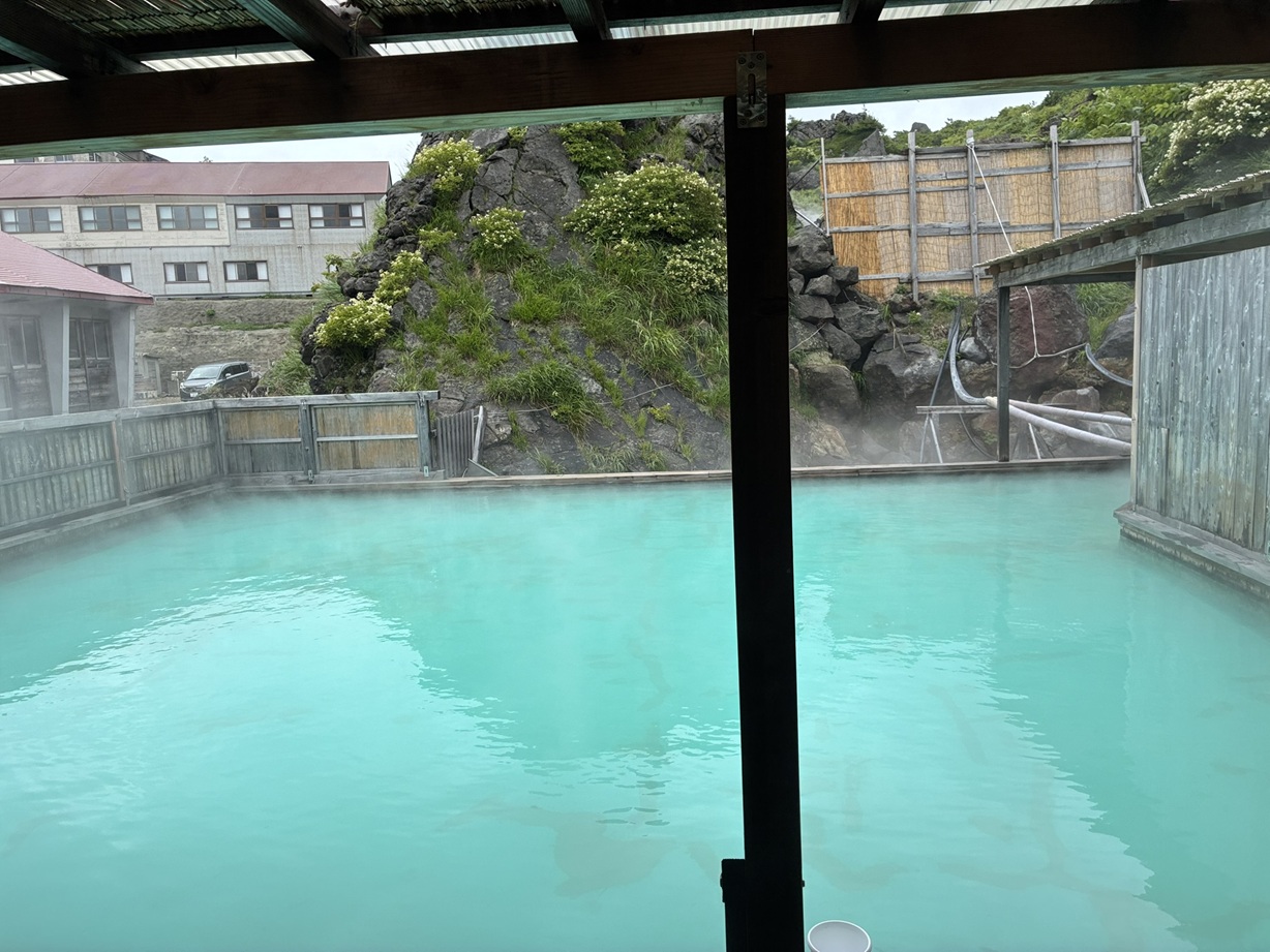 須川高原温泉露天風呂