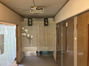 幌加温泉お風呂入口