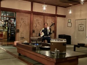 青荷温泉三味線ライブ