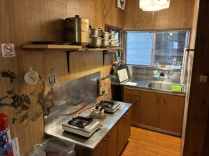 西本屋自炊炊事場