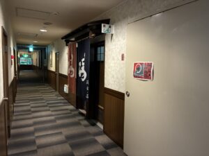 内湯露天入口