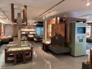 鉄の資料館高炉の展示