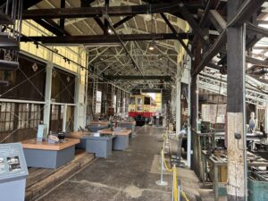 くりでんミュージアム整備工場展示