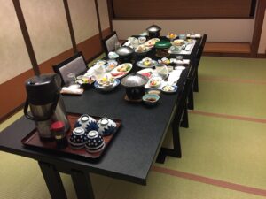 夕食会場